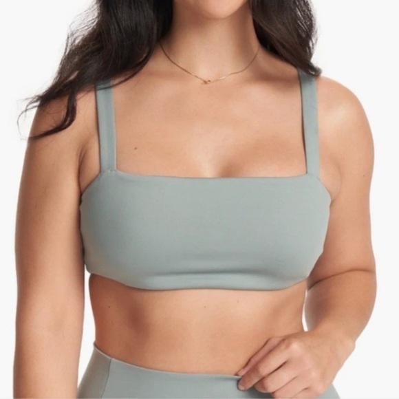 Vuori Evolve Square Neck Bra Fern - Picture 2 of 7